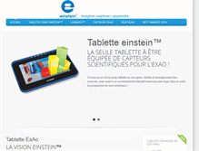 Tablet Screenshot of einsteinworld.net